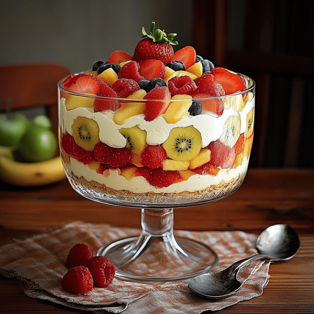 Classic Easy Fruit Trifle