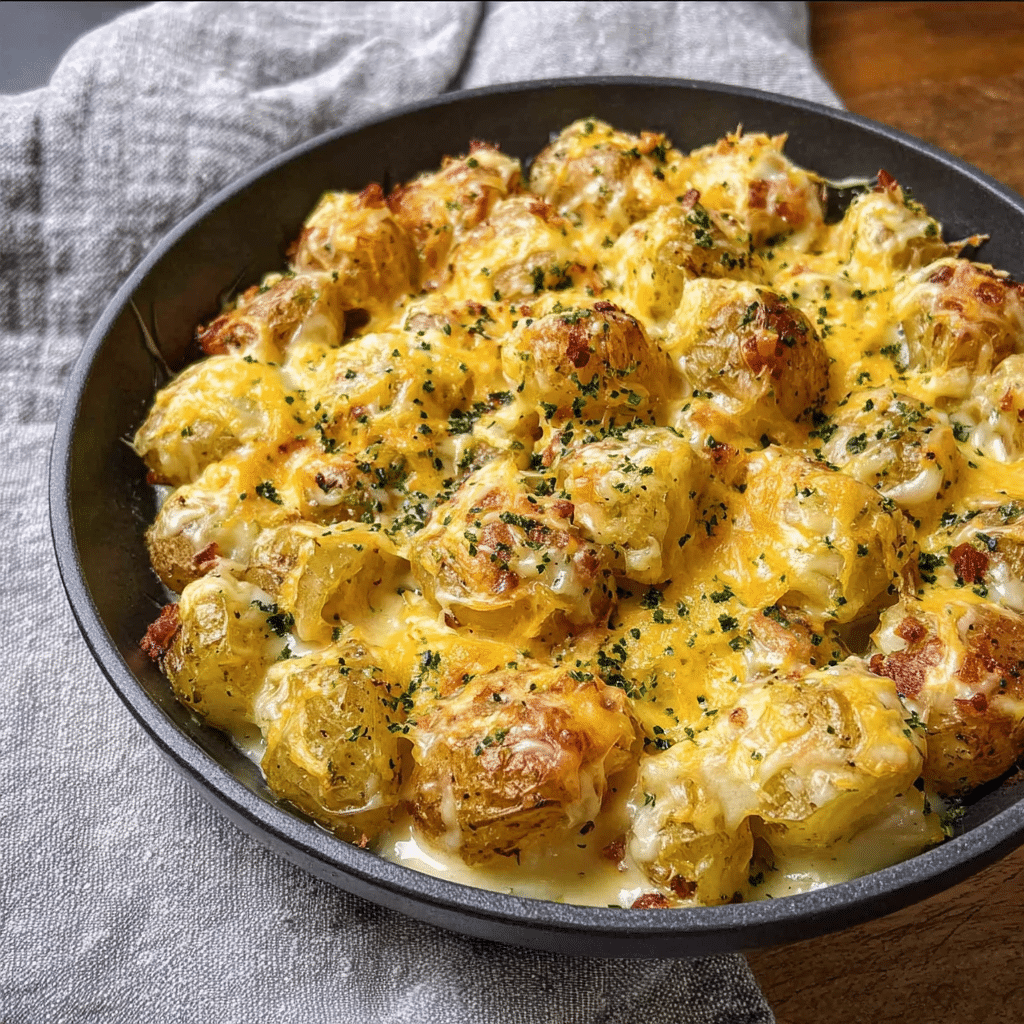 Cheesy Ranch Oven Roasted Potatoes