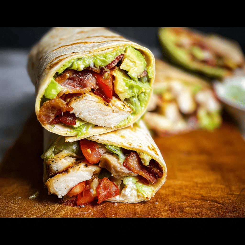 Chicken, Bacon, Avocado Wrap