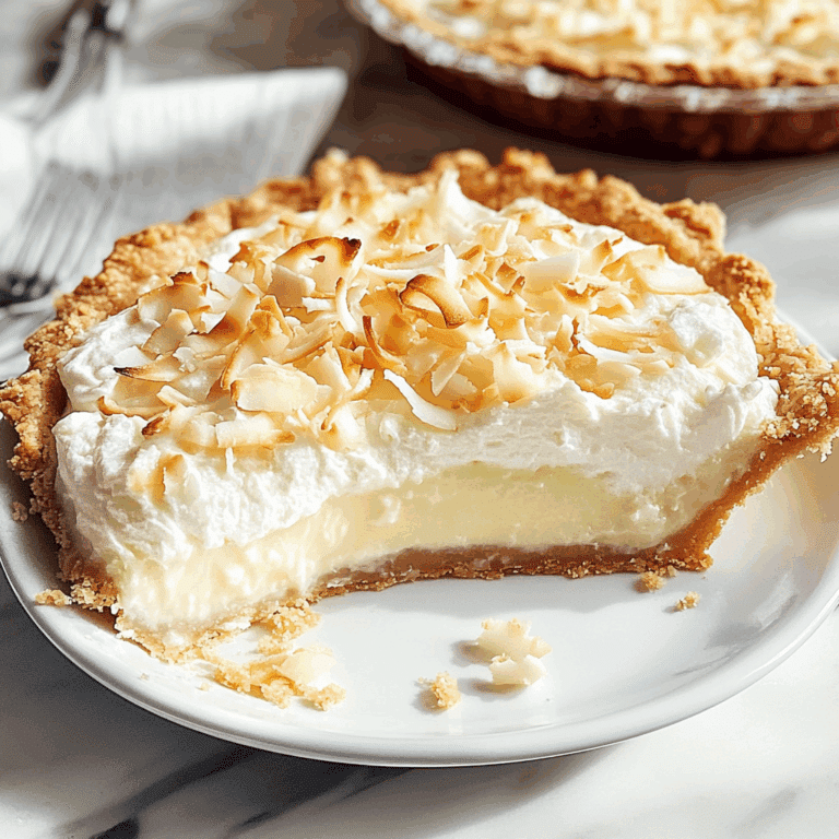 Coconut Cream Pie