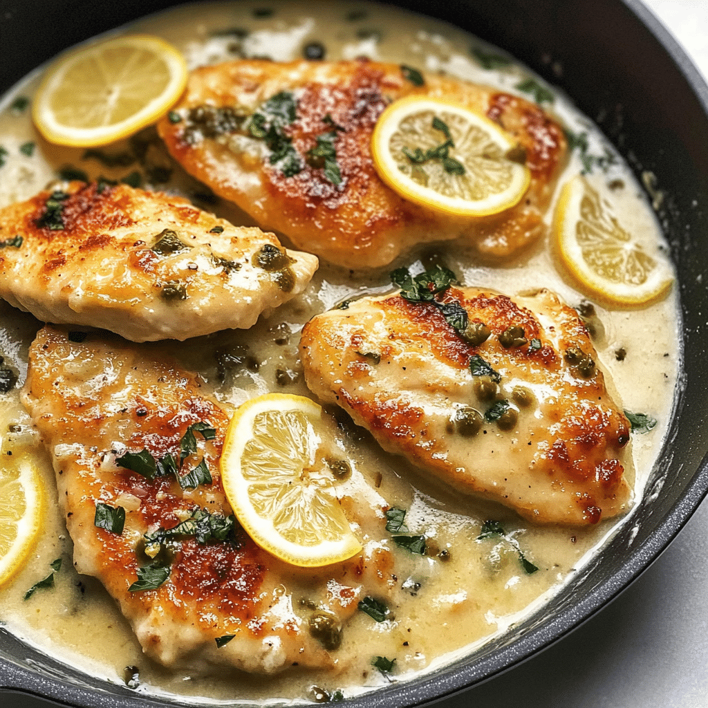 Creamy Lemon Chicken Piccata