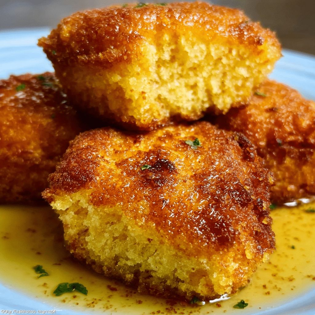 Crispy Fried Cornbread