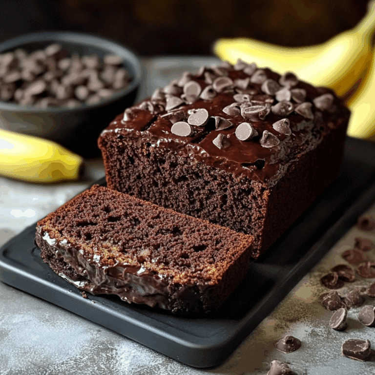 Double Chocolate Banana Bread Recipe