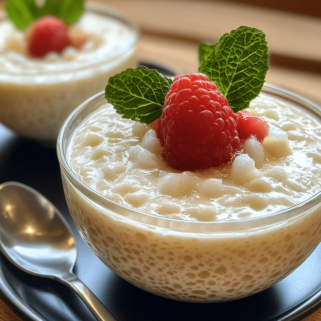Easy Homemade Tapioca Pudding Recipe