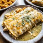 Green Chile Chicken Smothered Burrito