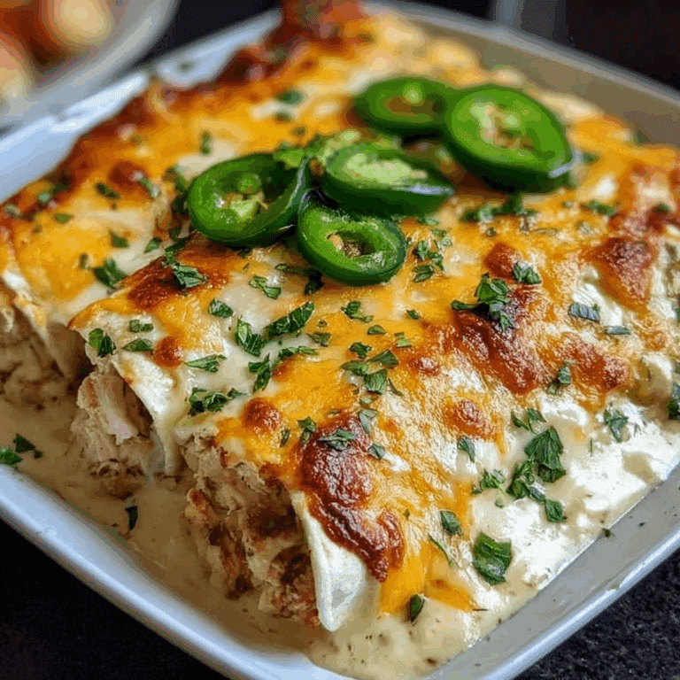 Jalapeño Popper Cheesy Chicken Enchiladas with Creamy Sauce