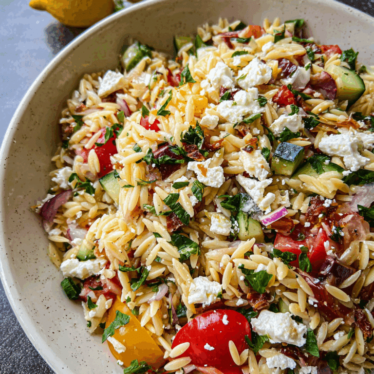 Mediterranean Orzo Salad