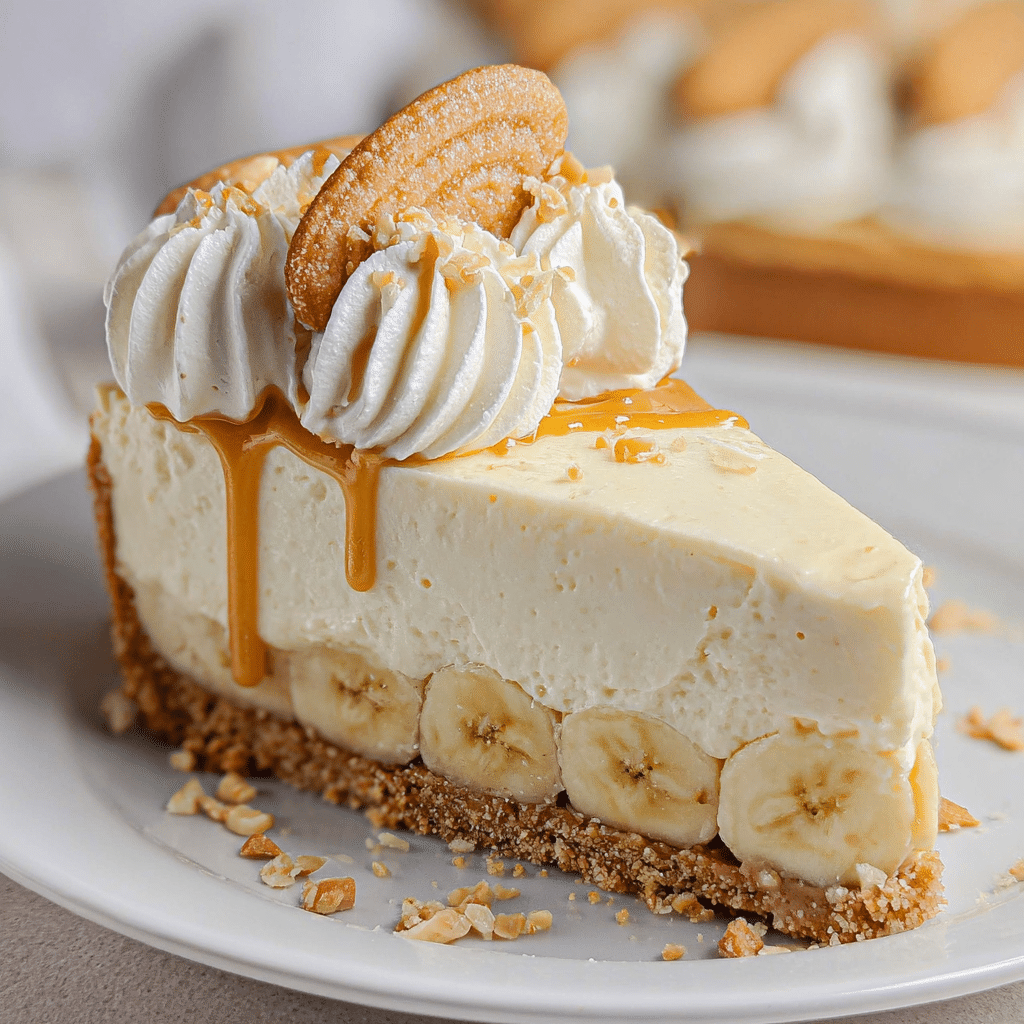 No-Bake Banana Pudding Cheesecake