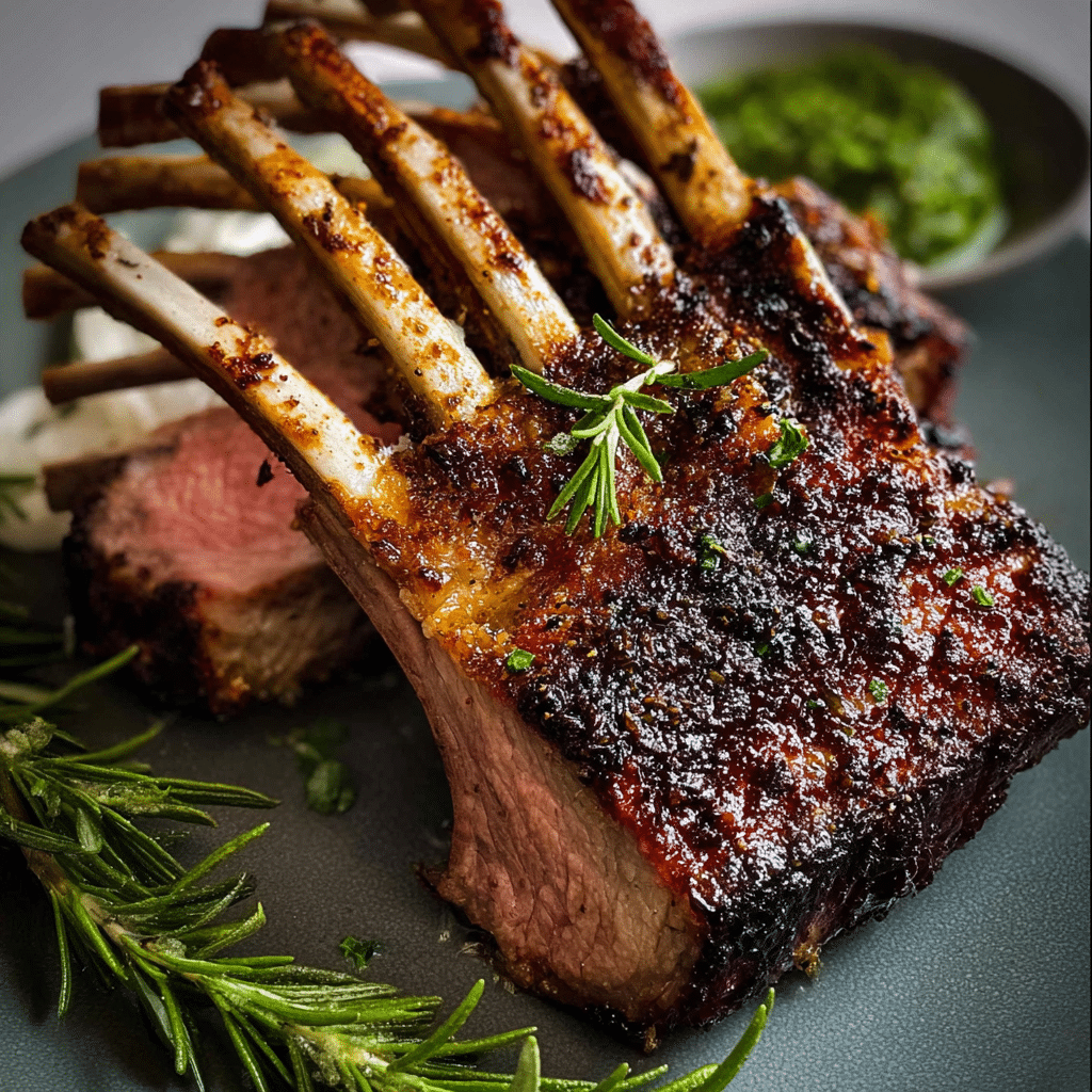 Perfectly Roasted Rack of Lamb