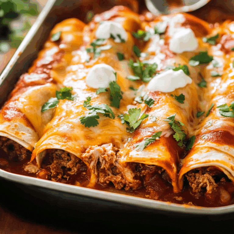 Shredded Beef Enchiladas