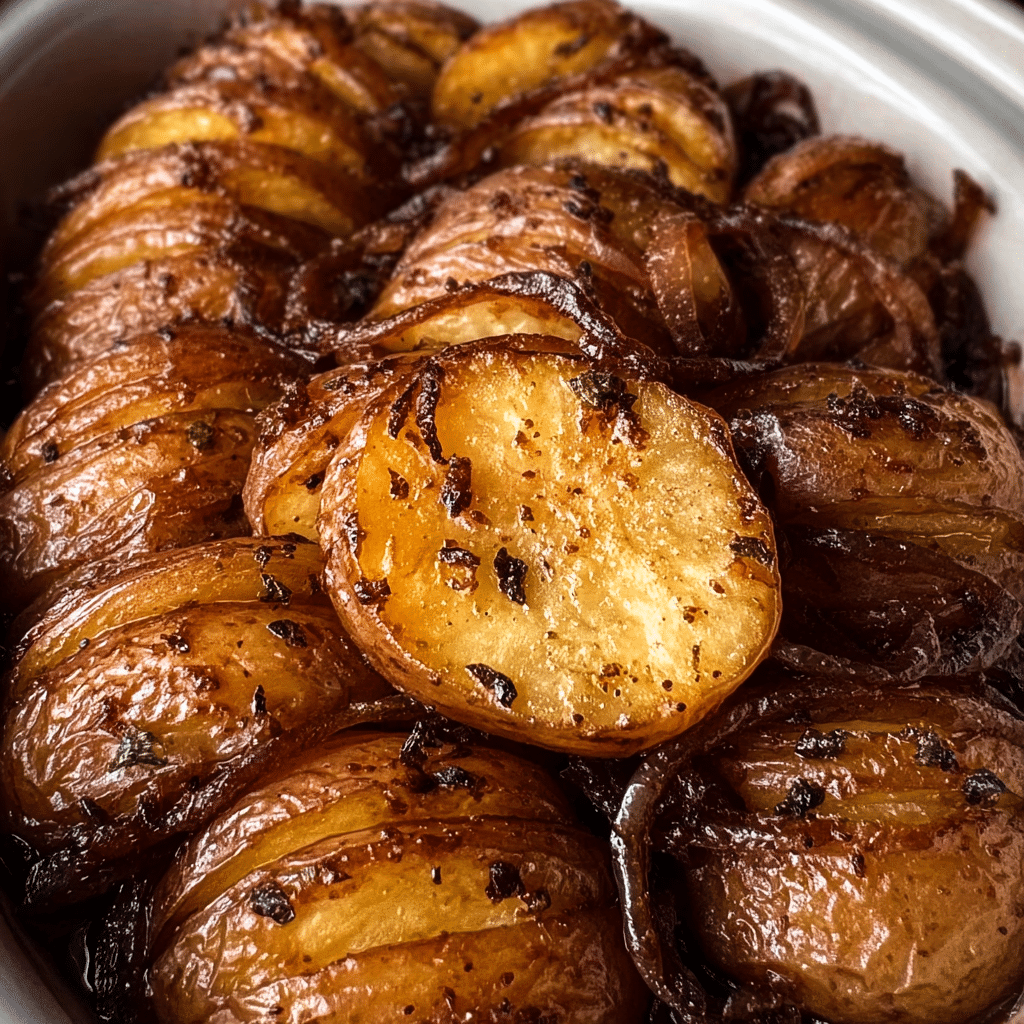 Slow Cooker Lipton Onion Potatoes