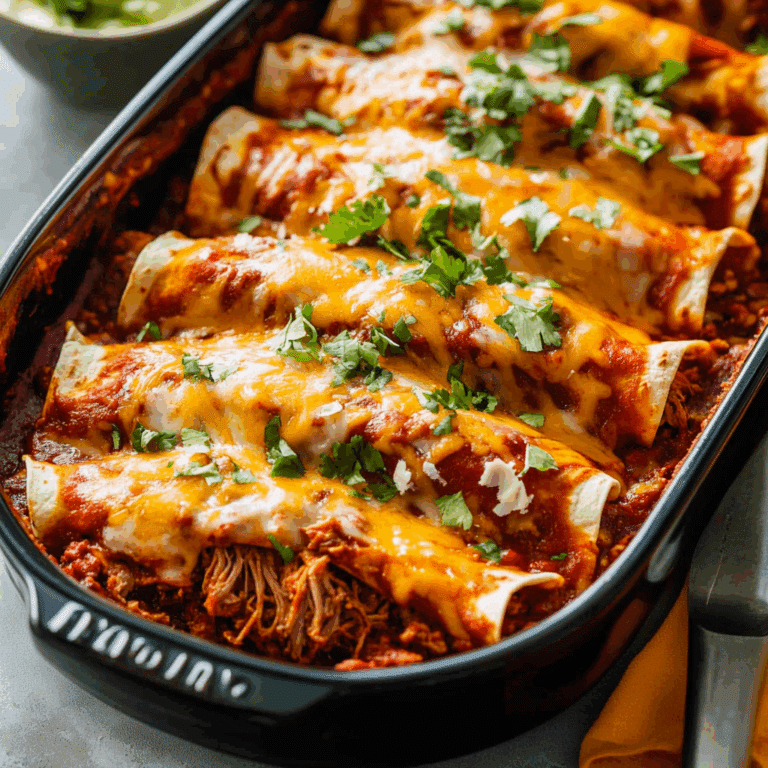 Slow-Cooker Shredded Beef Enchiladas