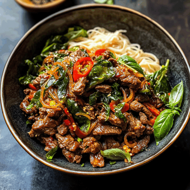Thai Basil Beef - Easy 30 Minute Meal