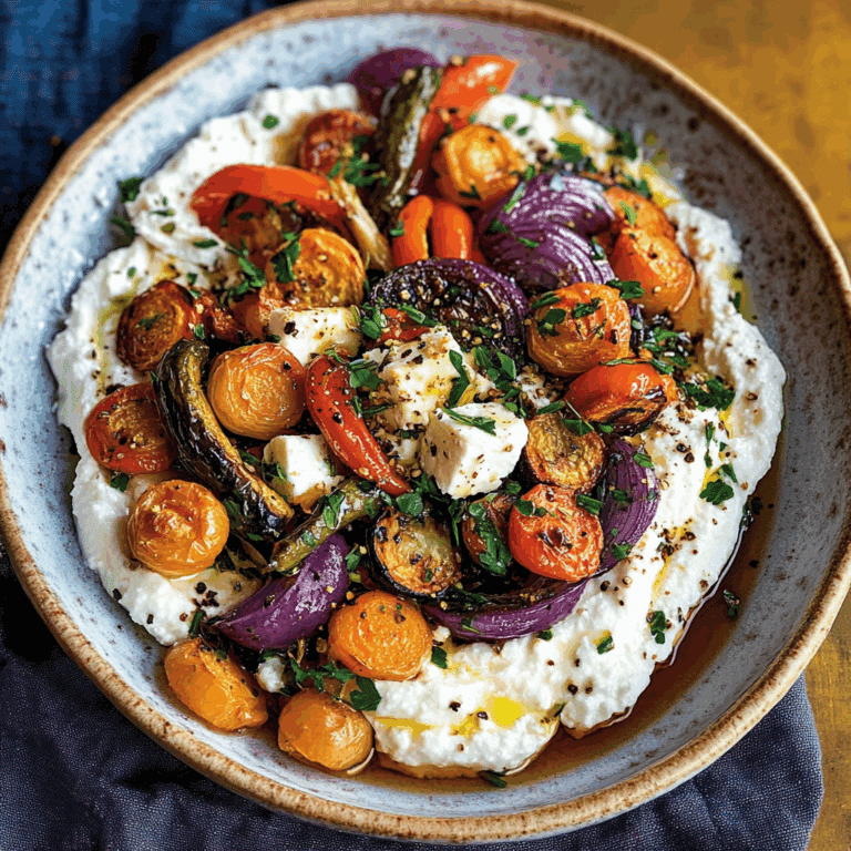 Whipped Feta with Roasted Vegetables