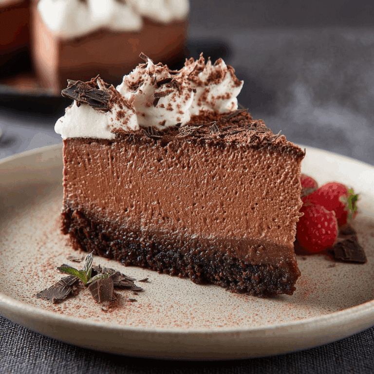 Chocolate Mousse Cheesecake