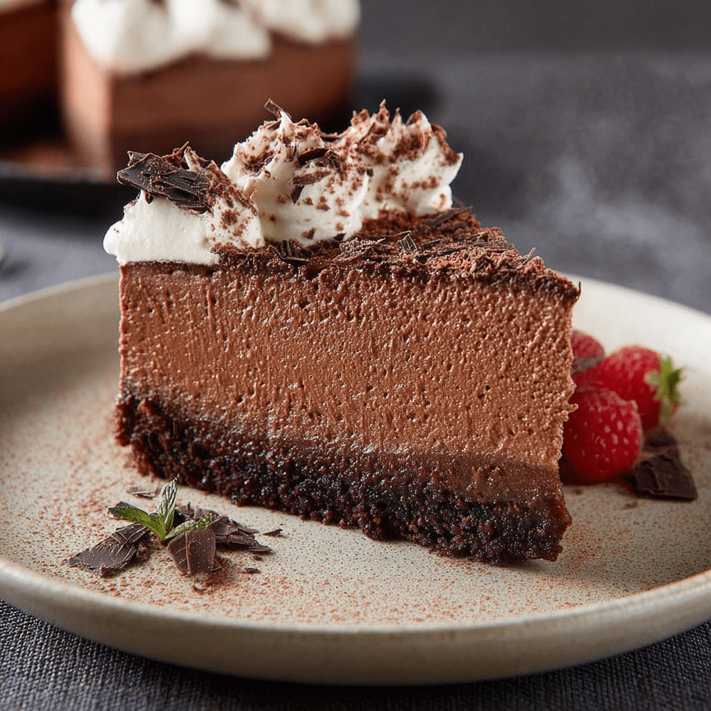 Chocolate Mousse Cheesecake