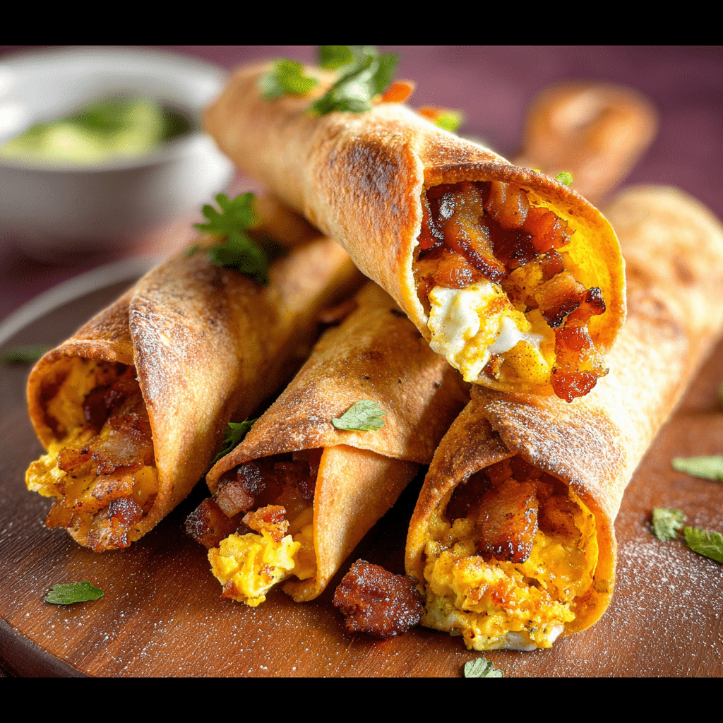 Easy Breakfast Taquitos