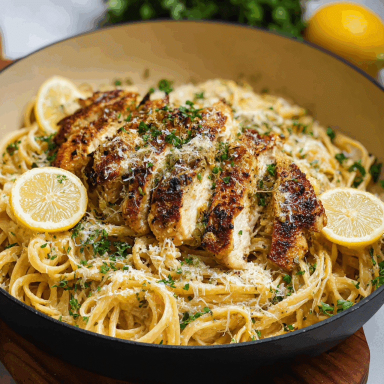 Healthy Lemon Chicken Pasta