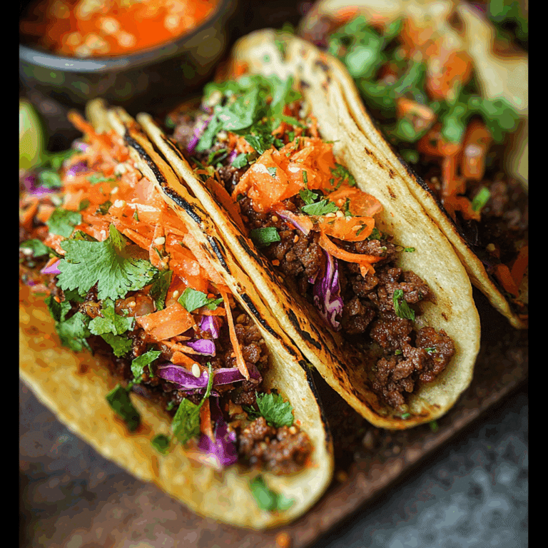 Korean Beef Tacos