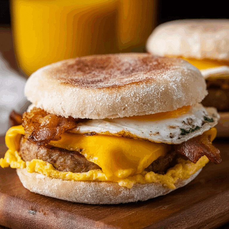 Make Ahead Freezer Breakfast Sandwiches