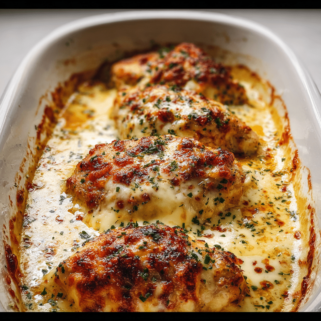 Mozzarella Chicken Bake