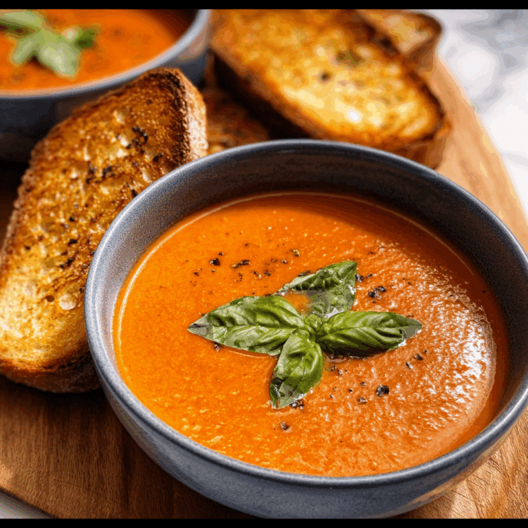 Panera Copycat Creamy Tomato Basil Soup