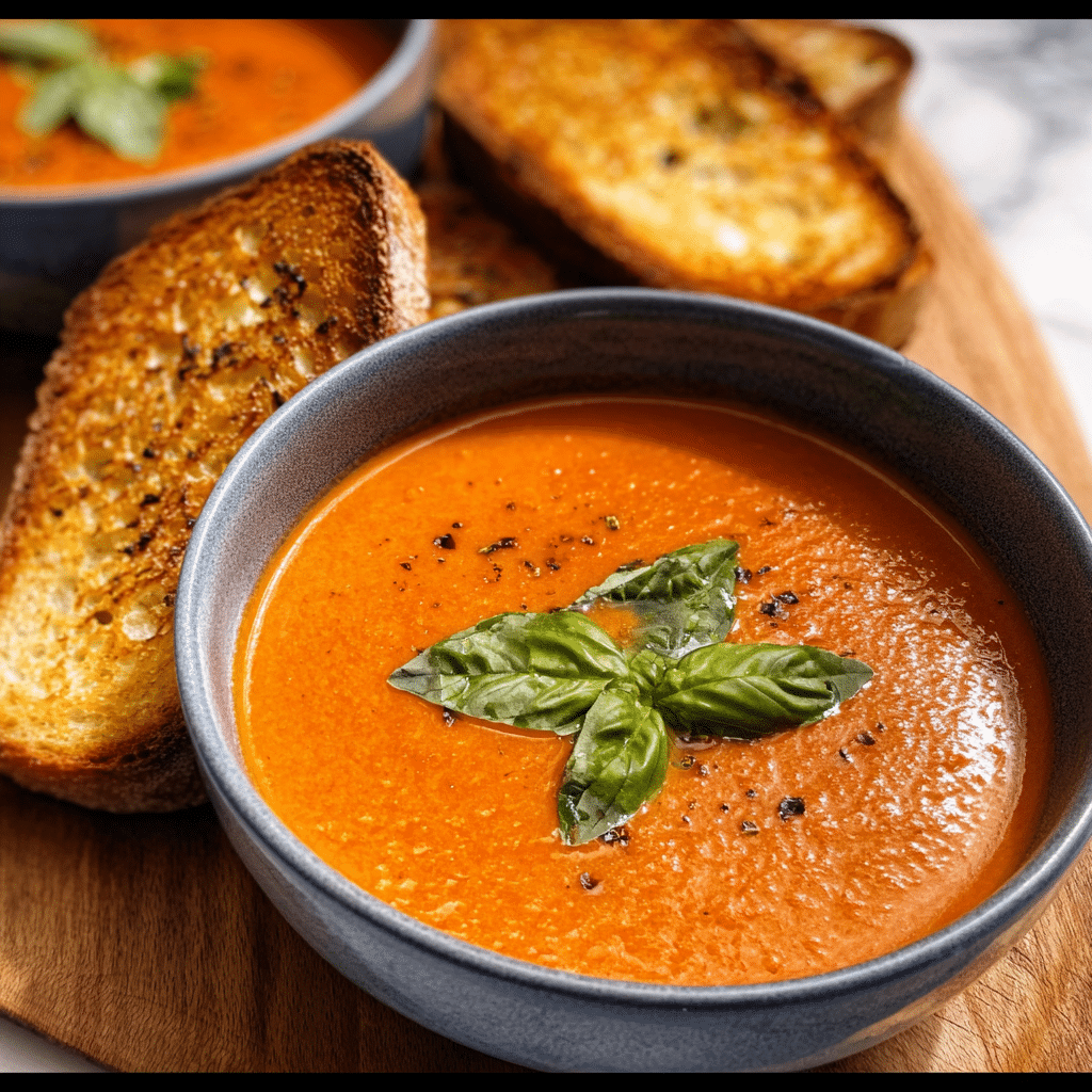 Panera Copycat Creamy Tomato Basil Soup