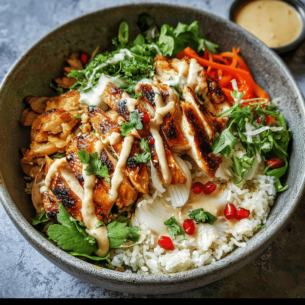 Tahini Chicken Bowl