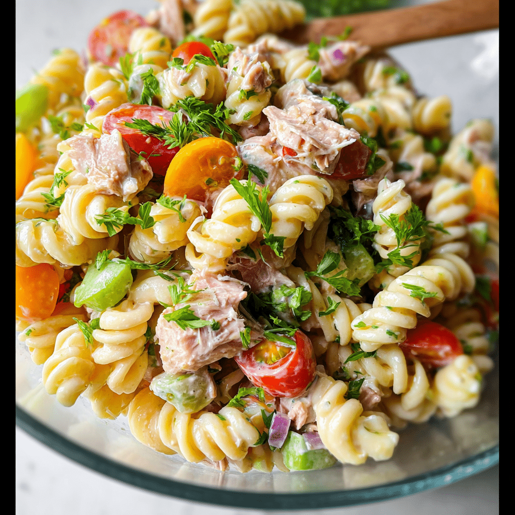 The Best Tuna Pasta Salad