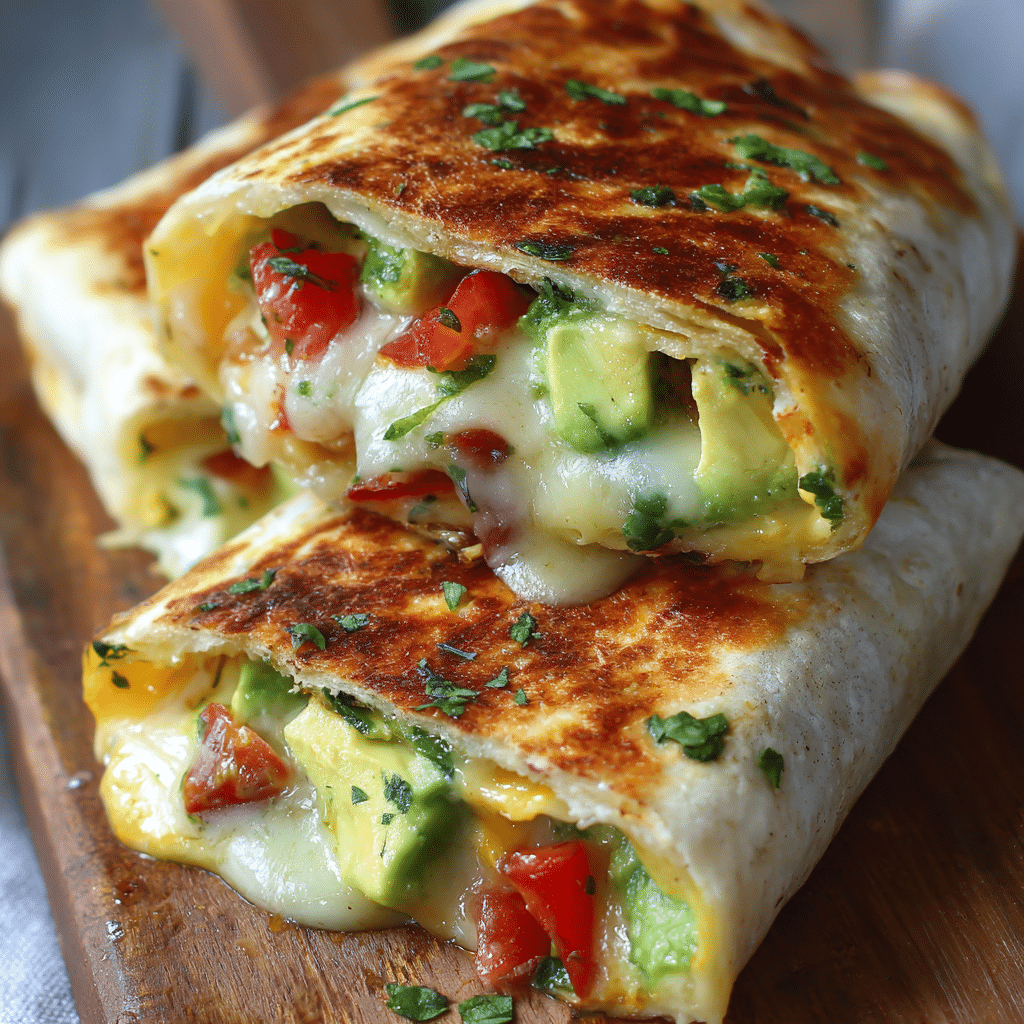 Grilled Cheese Burritos
