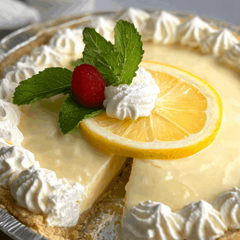Lemon Chiffon Pie