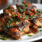 Mediterranean Grilled Chicken Thighs