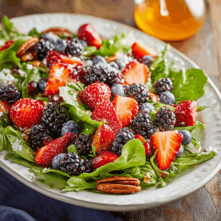 Mixed Greens and Berries Salad Recipe