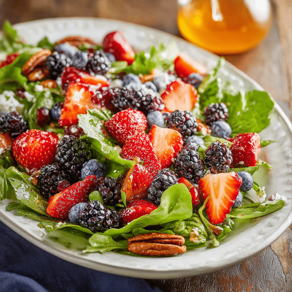 Mixed Greens and Berries Salad Recipe