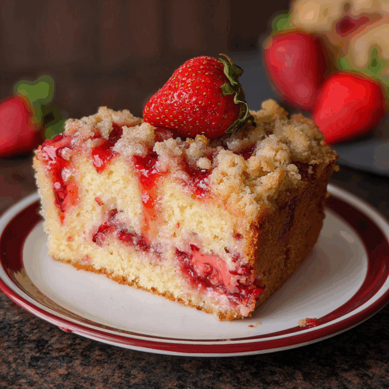Strawberry Coffee Cake
