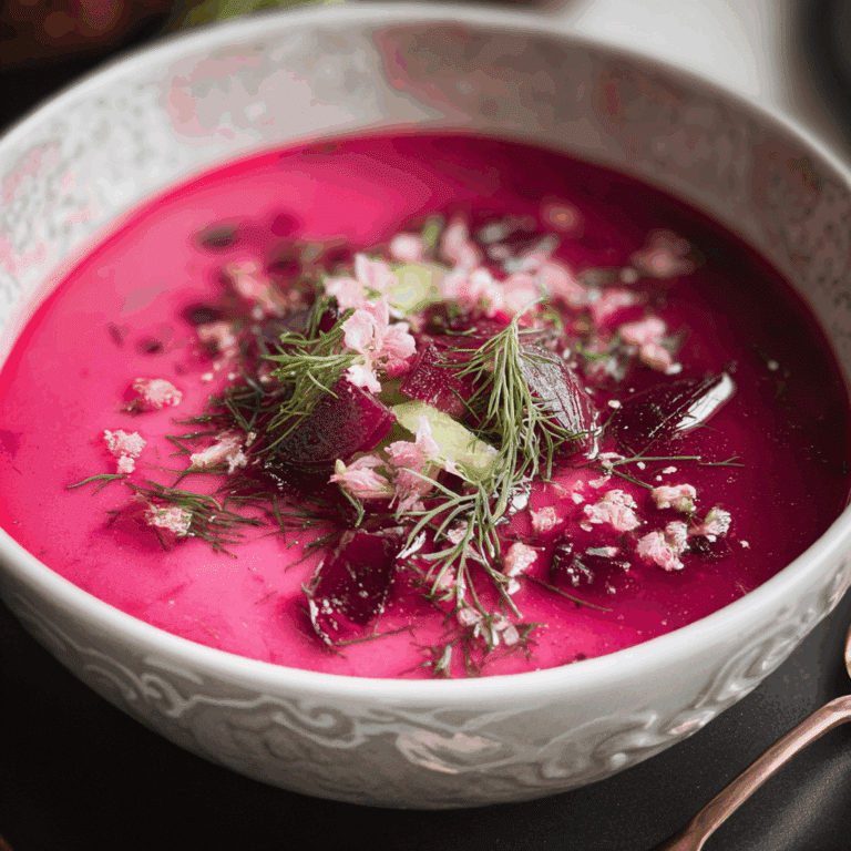 10-Minute Cold Beet Soup