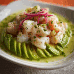 Ceviche with Lime and Avocado