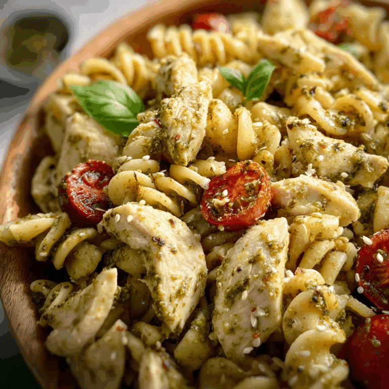 Chicken Pesto Pasta Salad