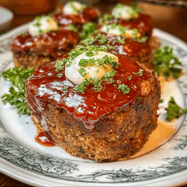 Easy and Delicious Mini Meatloaf
