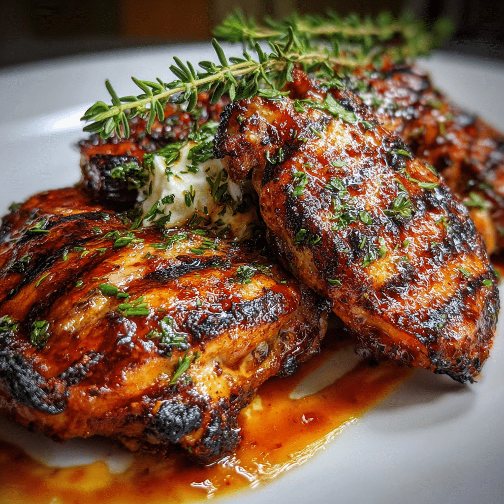 Grilled Cornell Chicken