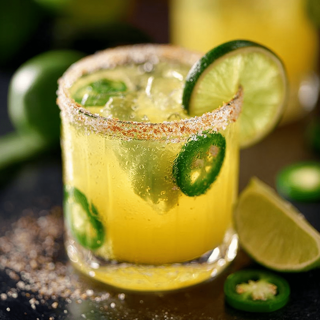 Jalapeno Margarita with Lime Twist
