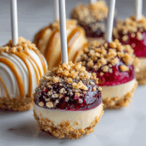 Irresistible No-Bake Cheesecake Pops Recipe