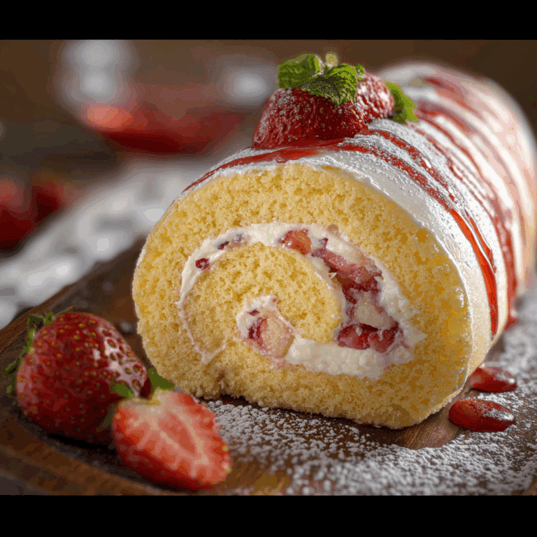 Strawberry Cake Roll