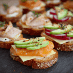 Mini Open Faced Sandwiches