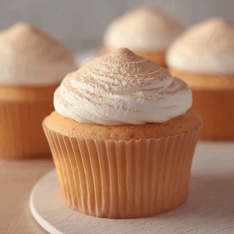 Vanilla Chiffon Cupcakes