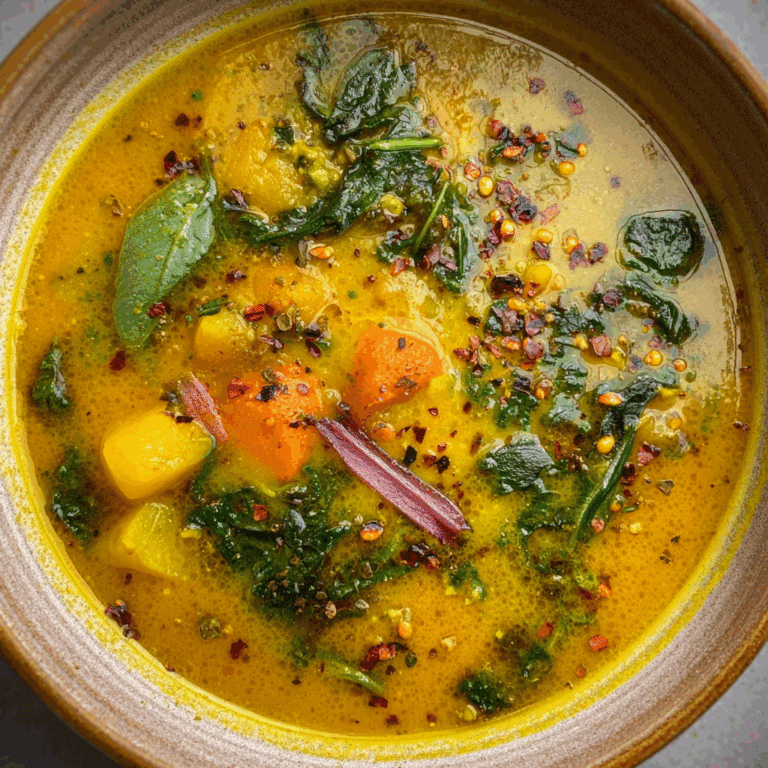 Anti-Inflammatory Golden Detox Soup