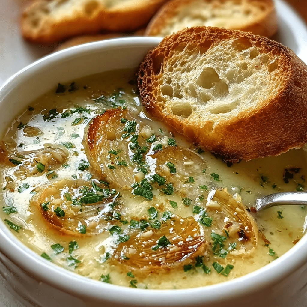 Country French Garlic Soup