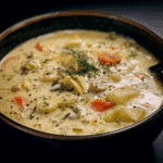 Creamy Artichoke and Vegetable Soup