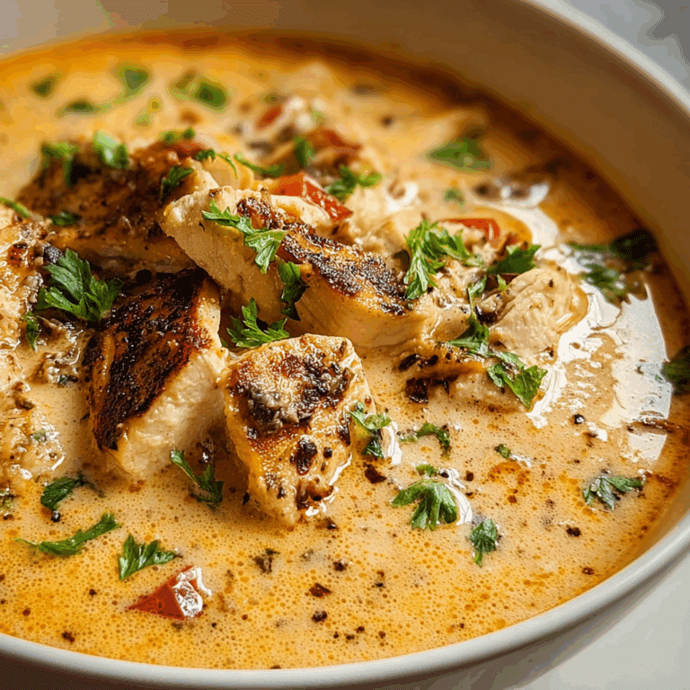 Creamy Cajun Chicken Soup