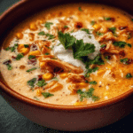 Creamy Chipotle Chicken & Corn Soup